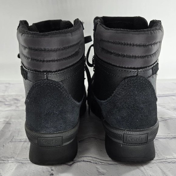 These Boots Were Made For Walk Keds Midland Lace-up Wedge Boots Hiking Size 6.5 - Picture 6 of 16